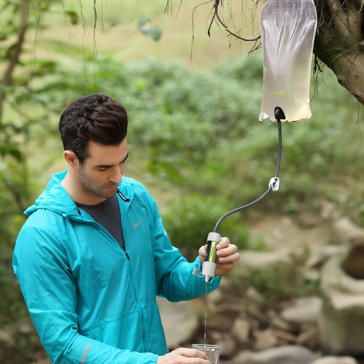 Camping Axe Foldable Multi Miniwell water purifier